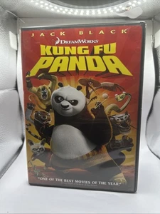 Kung Fu Panda (DVD, 2008, Full Screen * Or Widescreen) Jack Black DreamWorks - Imagen 1 de 3