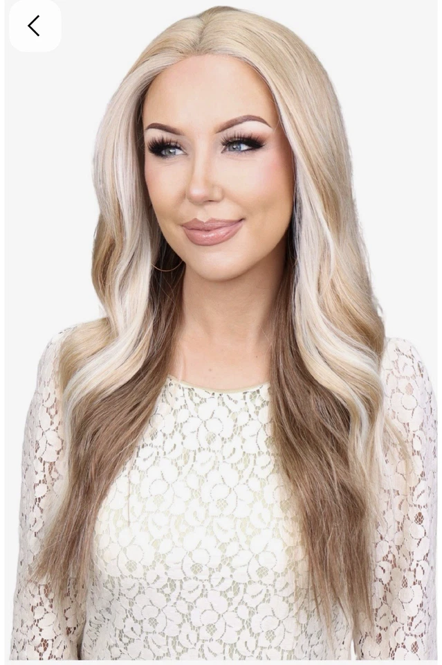 Peluca Larga Capas Chelsey Smith Cosmetics PAULEEN MELOCOTONES Y CREMA Foto 1 de 4