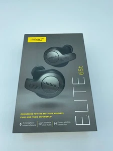 JABRA ELITE 65T TRUE WIRELESS EARBUD HEADPHONES - TITANIUM BLACK - Picture 1 of 9