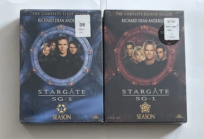 Stargate SG-1: Seasons 1 & 8 BRAND NEW FACTORY SEALED DVD Set - Image 1 of 4