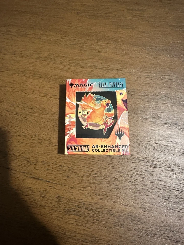 MAGIC FINAL FANTASY CHOCOBO PINFINITY AR-ENHANCED COLLECTIBLE PIN PROMO - Image 1 of 4