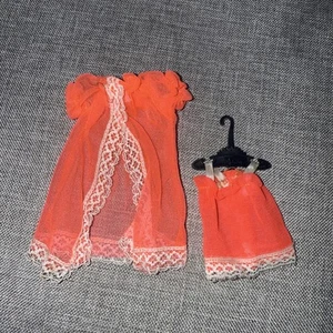 VTG Topper Dawn Midnight Lace Robe Nightgown Neon Outfit - Picture 1 of 3