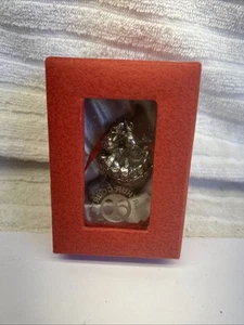 Arthur Court Vintage 2001 Pewter Bunny Stocking Ornament Original Box Christmas - Picture 1 of 6