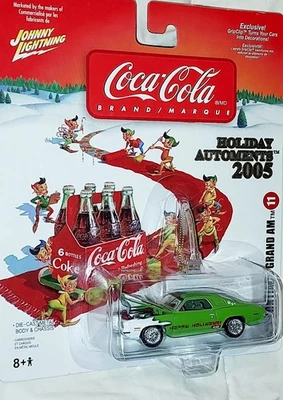JOHNNY LIGHTNING 1973 Pontiac Grand Am COCA COLA 2005 CHRISTMAS CAR ornament - Image 1 of 4