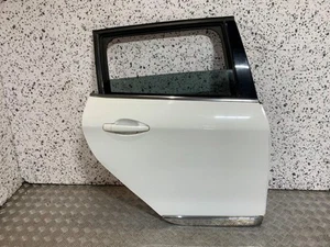 13-19 PEUGEOT 2008 O/S/R DRIVER OFF SIDE REAR DOOR WHITE PAINT CODE EWP - Picture 1 of 8