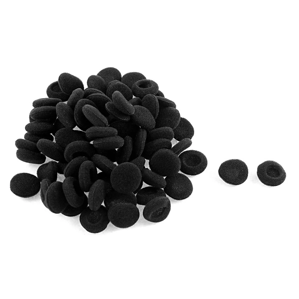 Esponja Suave Espuma Auricular Funda Almohadilla Cápsulas 42 Pares Negro - Imagen 1 de 1