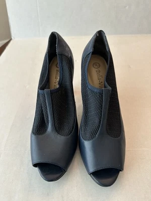 Zapatos Bella Vita para mujer azul marino peep toe talla 8,5 EE. UU. Foto 1 de 4
