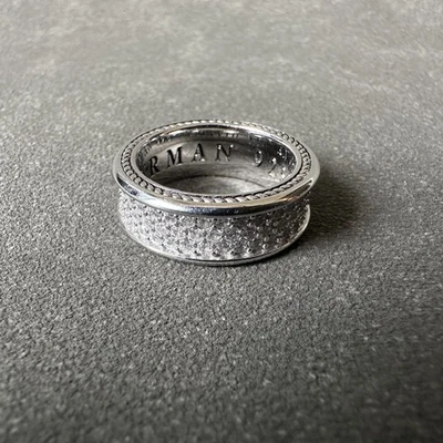 Anillo David Yurman Streamline Collection para hombre plata de ley/diamantes talla 10 Foto 1 de 4