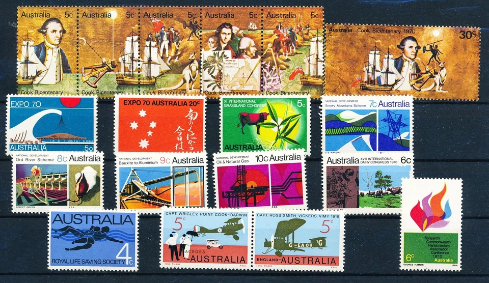 LS61534 Australia selection of nice stamps fine lot MNH - Image 1 of 1
