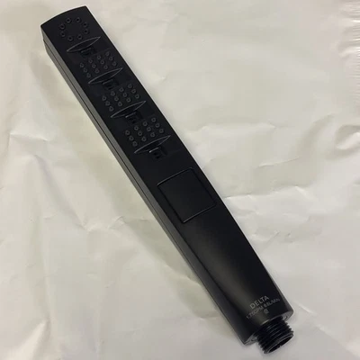 Delta 59140-PK Universal Showering 1.75 GPM Multi Function Hand Black H2Okinetic - Image 1 of 4