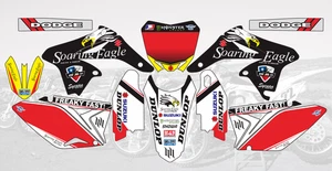 N 153 GRAPHICS KIT FOR SUZUKI RMZ 250 RMZ250 2010-2018 - Foto 1 di 1