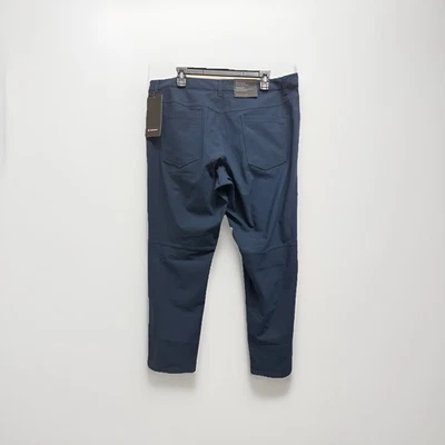 Pantalones Lululemon ABC Classic-Fit 5 Bolsillos Para Hombre 38X32 Warpstreme Azul Marino Foto 1 de 4