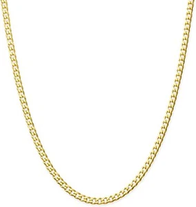 JAXXON Panzerkette - 3 mm | 14 Karat Gold gebunden über 925 Sterling Silber Kette - Bild 1 von 6