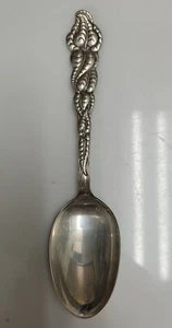 Tiffany & Co. Ailanthus Sterling Silver Demitasse Monogrammed Spoon - Picture 1 of 5