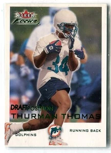 Fleer Focus Thurman Thomas 2000 draft posición paralelo #18 131/213 corte delfines - Imagen 1 de 1