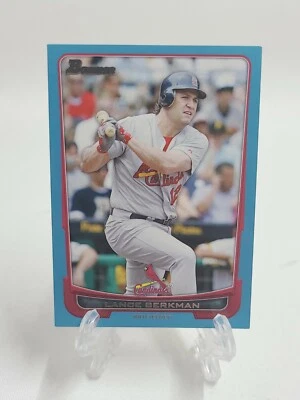 2012 Lance Berkman /500 Blue Parallel Bowman - Image 1 of 2