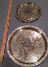 Silver plate Trays