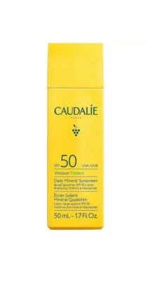 Caudalie Vinosun Protect Daily Mineral Sunscreen SPF50 50ml 1.7oz - NEW NIB - Image 1 of 3
