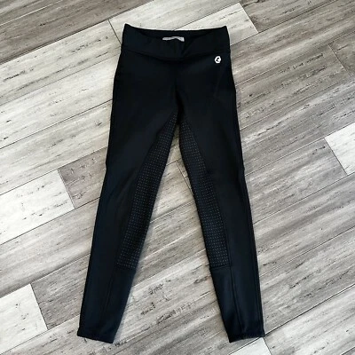 Pantalones de equitación HORZE para mujer 24 XS negros ecuestres asiento completo polar agarre elástico Foto 1 de 4