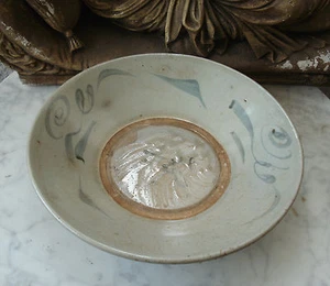 Antike chinesische 18. Jh. 1750 GROSSE Seladon TELLER Ladegerät SCHÜSSEL #3  - Bild 1 von 12