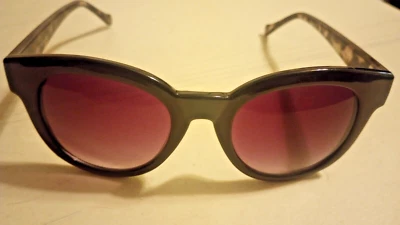 Lucky Brand Sunglasses SLBD100 New York BLACK TORT 51-21-140 ~ READ DESCRIPTION - Image 1 of 4