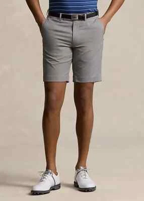 Ralph Lauren RLX Men's 9-Inch Tailored Fit Performance Golf Shorts Gray  SZ 32 - Image 1 of 4