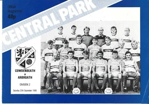 Cowdenbeath v Arbroath, 20 September 1986, Scottish Second Division - Picture 1 of 2