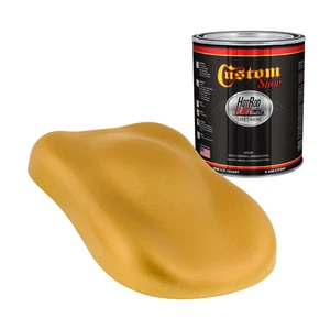 Hot Rod Flatz Autumn Gold Metallic Urethane Auto Flat Car Paint, Quart Only - Picture 1 of 5
