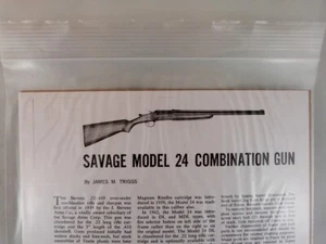 SAVAGE MODEL 24 COMBINATION GUN BREAK DOWN INSTRUCTION KIT - Picture 1 of 1