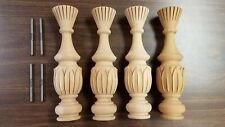 Wooden Finial - Hand Carved - Solid Cherry