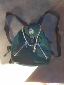 Kipling Vintage Y2K Green Medium Backpack - Picture 1 of 4