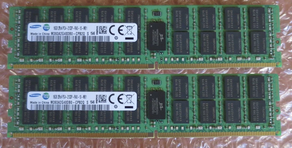 Fujitsu S26361-F3897-E643 32GB (2x16GB) Kit 2Rx4 DDR4-2133 REG ECC Server Memory - Image 1 of 1