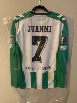 Real Betis #7 Juanmi Official Match Worn Shirt 22/23 Europa League Mar 09 2023 Foto 1 de 4