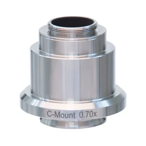 0.7X Stainless Steel C-mount Camera Adapter for Leica Microscopes - Picture 1 of 1