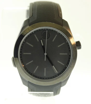Reloj con correa de silicona negro movimiento audaz Movado 3660002 para hombre * SOLO TIEMPO * Foto 1 de 4