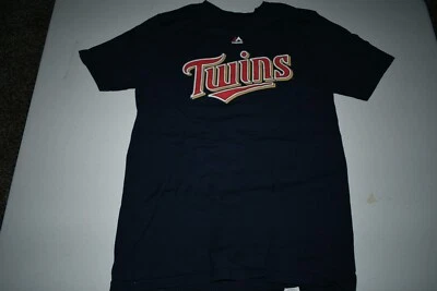Camiseta deportiva juvenil de los gemelos de Minnesota Joe Mauer L (14/16) (azul marino) Majesti Foto 1 de 4