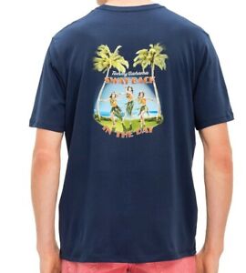 TOMMY BAHAMA Sway Back in the day -Large -X-Large-2X-Large Navy 100% Cotton
