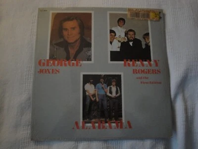 GEORGE JONES/ ALABAMA/ KENNY ROGERS VINYL LP ALBUM NEW 1982 GUSTO RECORDS - Image 1 of 2