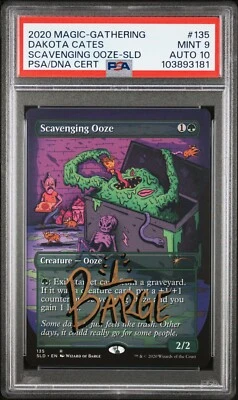 Scavenging Ooze Secret Lair Drop Series PSA 9 AUTO 10 Wizard of Barge 135 - Image 1 of 2