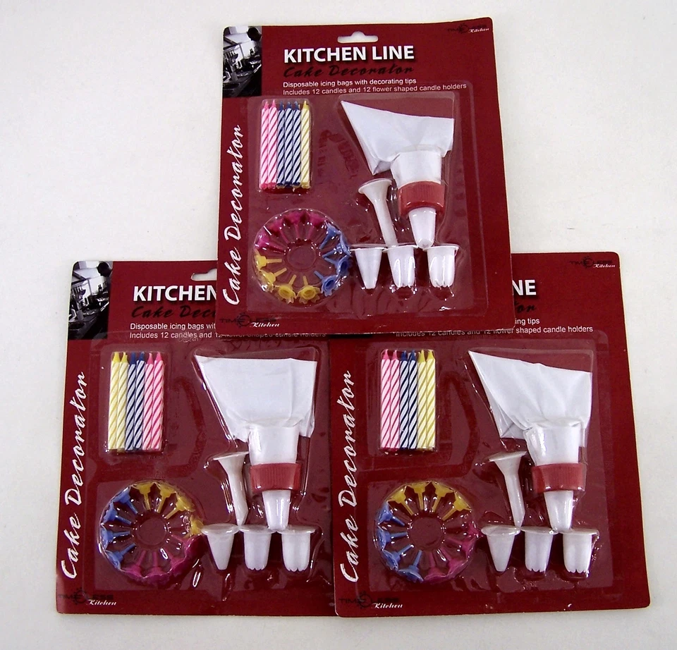 Kuchendekorationswerkzeuge, Modellierset - Zuckerkunst, Torten-Set -3 3er SET - Bild 1 von 4