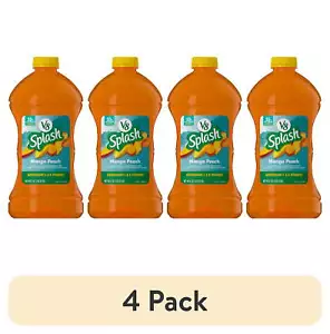 (4 pack)  Mango Peach Flavored Juice Beverage, 96 fl oz Bottle - Picture 1 of 3