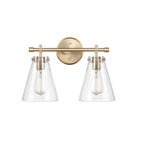 Millennium 8122-MG Contemporary Retro Gold 2-Light Fixture - Picture 1 of 2