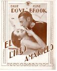 BILLIE DOVE - CLIVE BROOK "YELLOW LILY" 1928 MOVIE HERALD