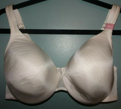 Lane Bryant Cacique 38C Cream Satin Full Coverage Bra SMUDGES  - Image 1 of 3