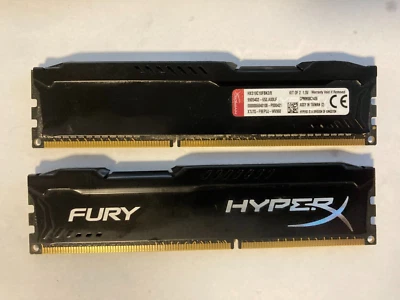 Kingston 8 GB DIMM 1866 MHz PC3-14900 DDR3 SDRAM Memory (HX318C10FBK2/8) - Image 1 of 4