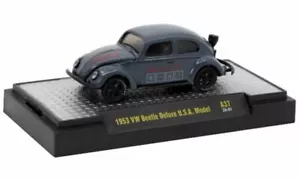 VW Volkswagen Maggiolino/Maggiolino DeLuxe USA - 1953 - Coca Cola - M2 1:64 - Foto 1 di 6