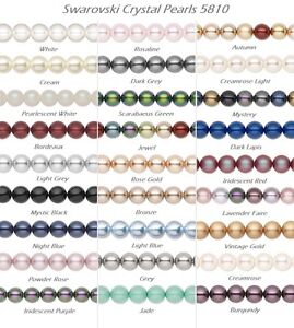 25 Swarovski Crystal Pearls Beads 5810 10mm, 25 Pearl Beads 5810 10mm