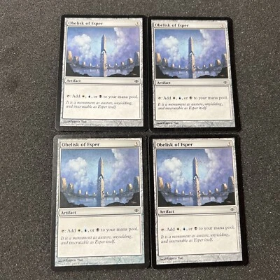 Obelisk of Esper Magic The Gathering Mtg Artifact Shards of Alara Card 4 - Image 1 of 4