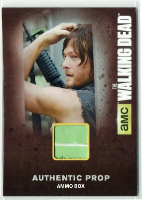 Walking Dead Season 4 Part 1 Authentic Prop Card M16 Ammo Box - Image 1 of 2
