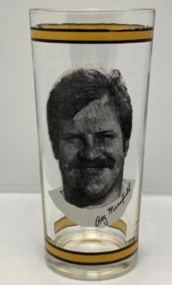 Vintage NFL 1976 Ray Masnfield Pittsburgh Steelers #56 Center Glass By MSA - Image 1 of 4